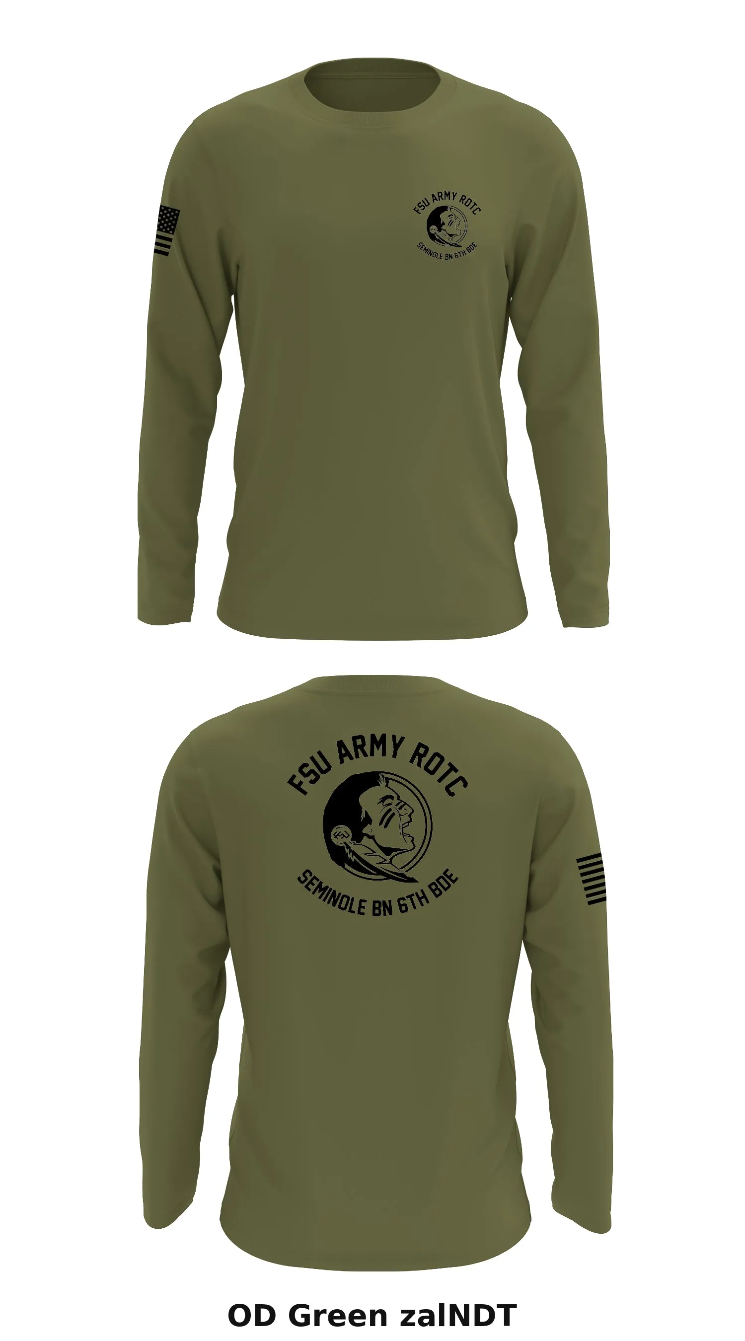 FSU Army ROTC, Seminole BN, 6th B Store 1 Core Men's LS Performance Tee - zalNDT