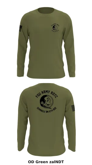 FSU Army ROTC, Seminole BN, 6th B Store 1 Core Men's LS Performance Tee - zalNDT