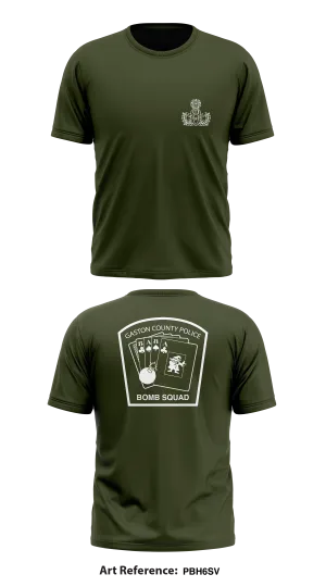 Gaston County Police Bomb Squad Store 1 Core Men's SS Performance Tee - PbH6SV