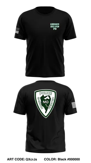 Gibson Island PD Store 1 Core Men's SS Performance Tee - QXcrJs