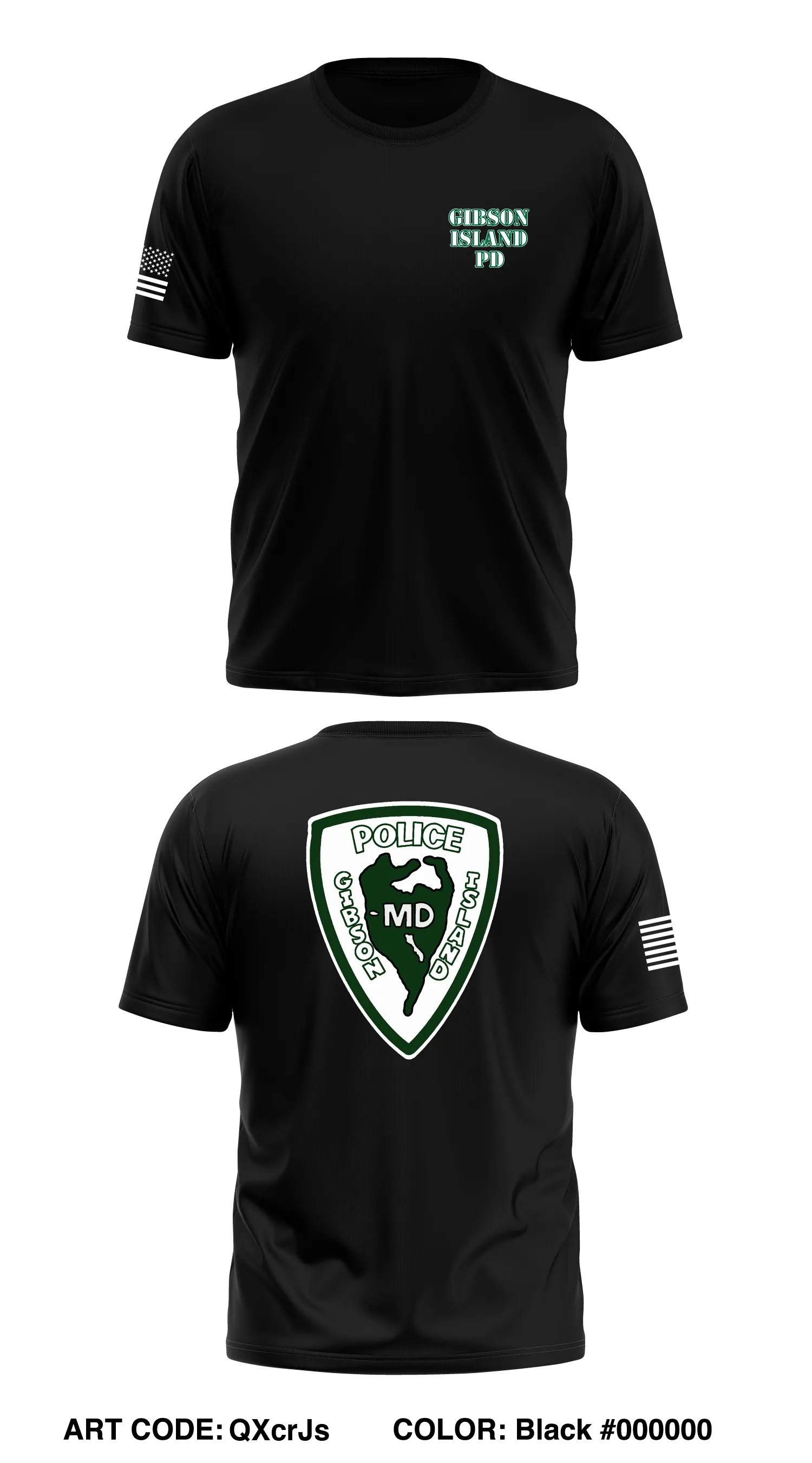 Gibson Island PD Store 1 Core Men's SS Performance Tee - QXcrJs