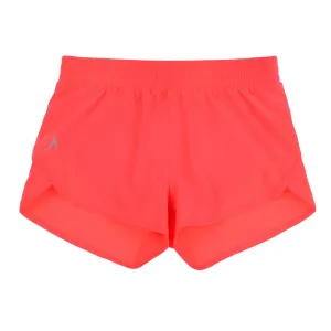 Girls Neon Orange Recycled Fibre Shorts with Internal Brief