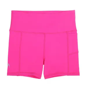 Girls Neon Pink Sports Shorts