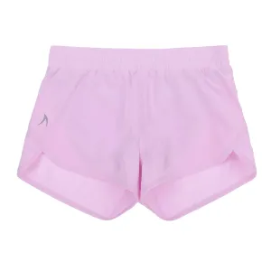 Girls Pink Recycled Fibre Running Shorts with Internal Brief