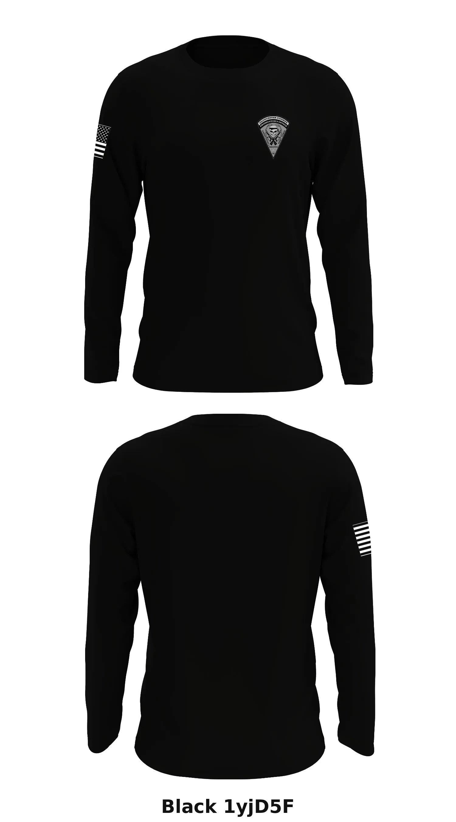 Gloucester County HIDTA Task Force  Store 1 Core Men's LS Performance Tee - 1yjD5F
