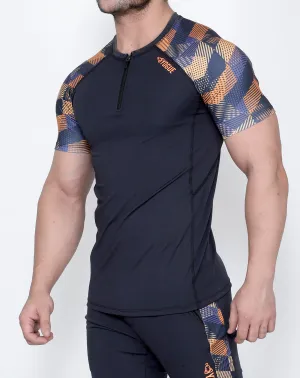Graphite Crisscross Compression T-Shirt