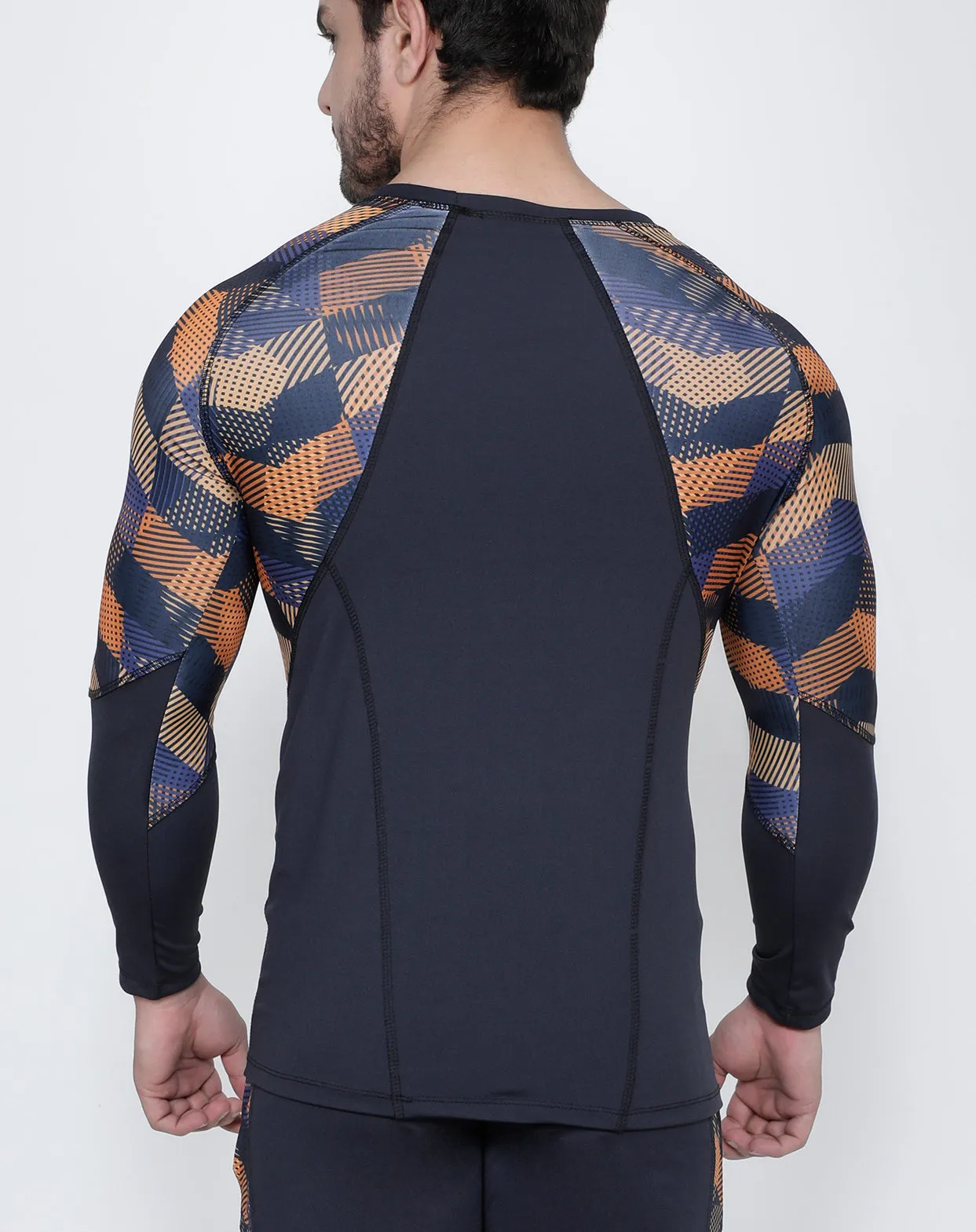 Graphite Crisscross Full Sleeve Compression