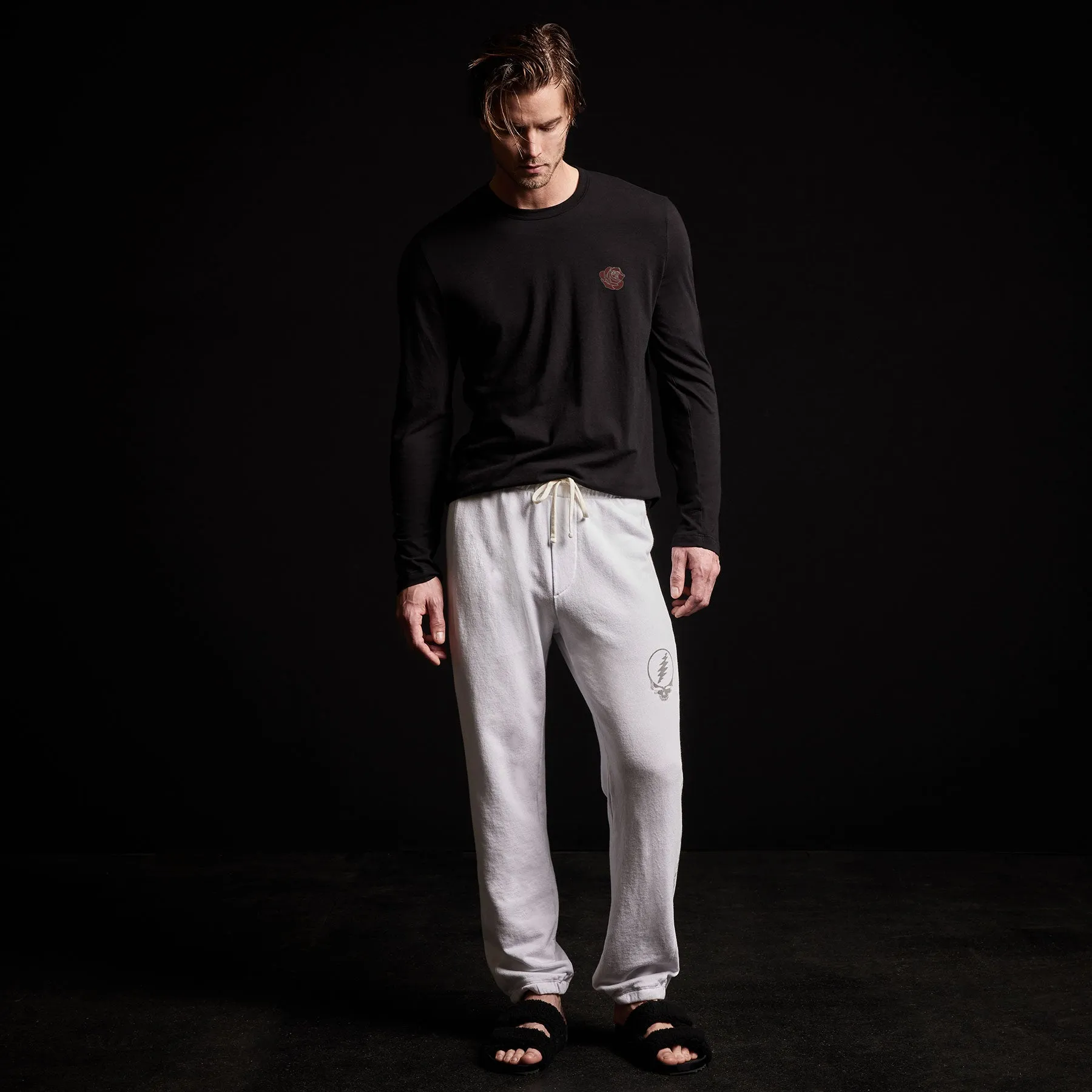 Grateful Dead Sweat Pant - White/Grey