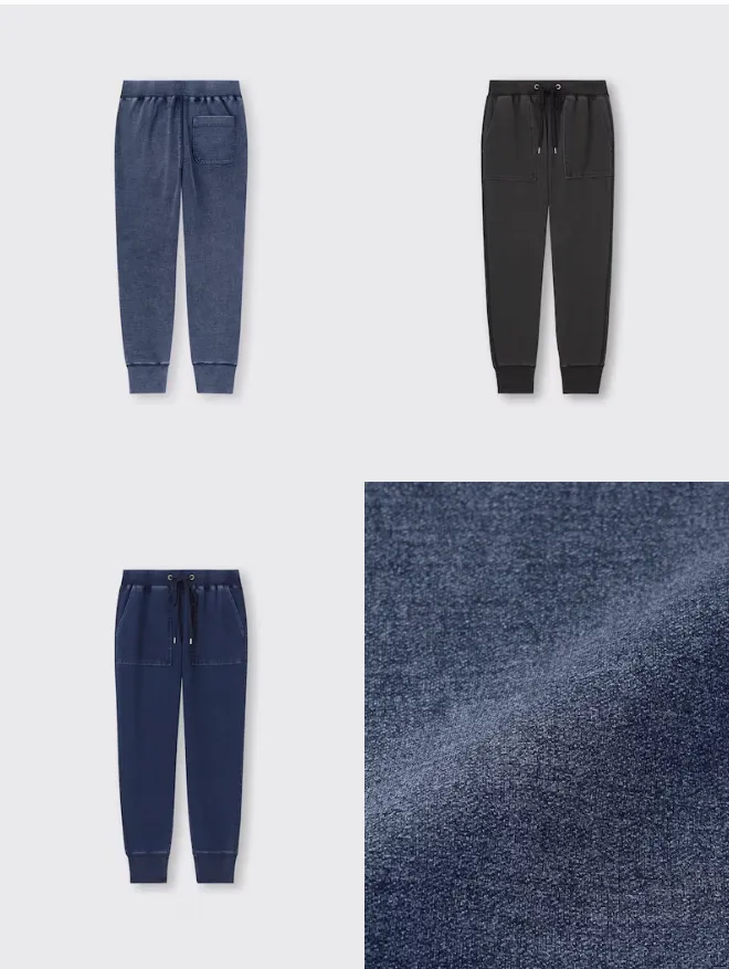 GU Denim Sweat Easy Pants  X