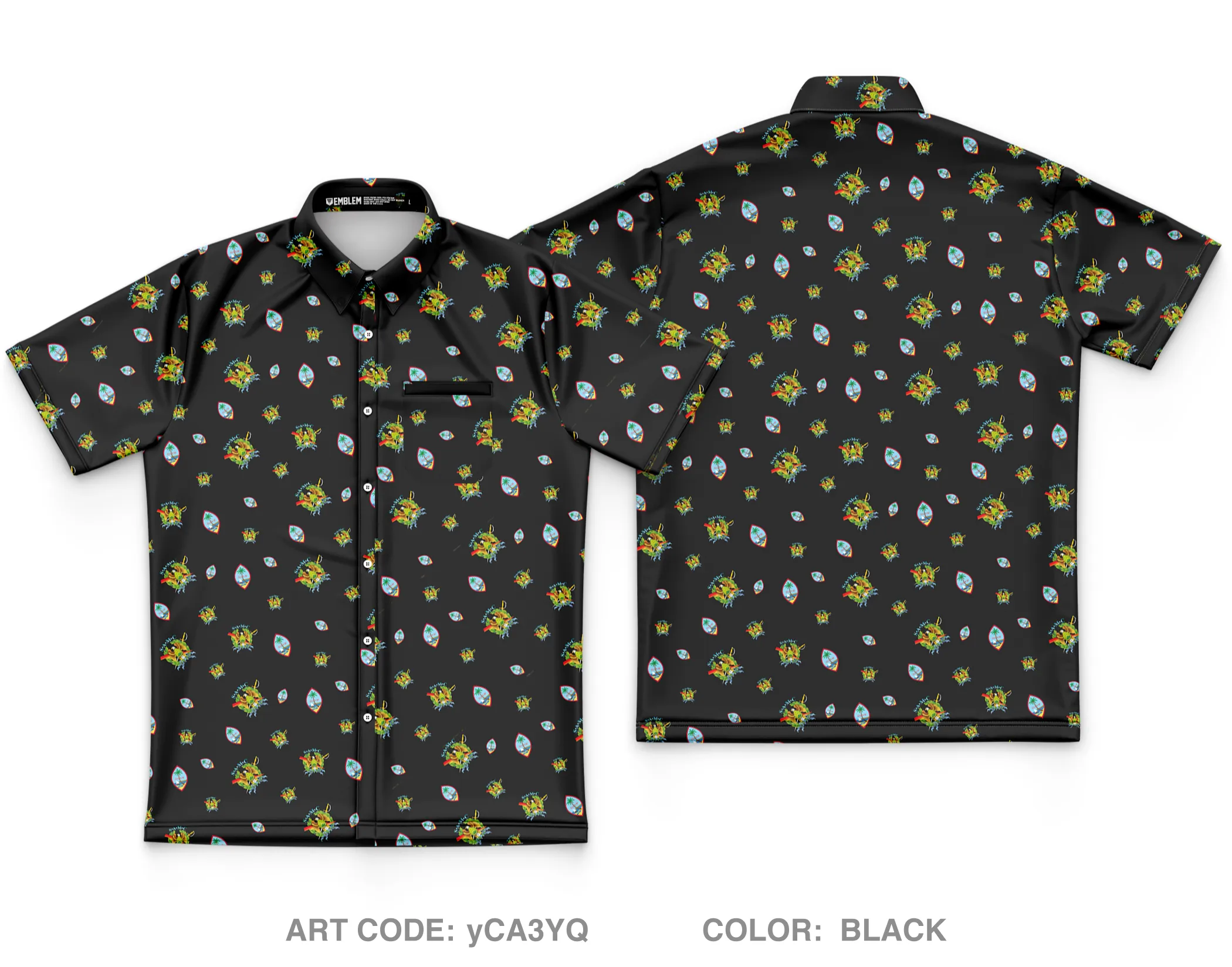 Guam SAMC Store 1 Core Men's SS Performance Party Shirt - yCA3YQ
