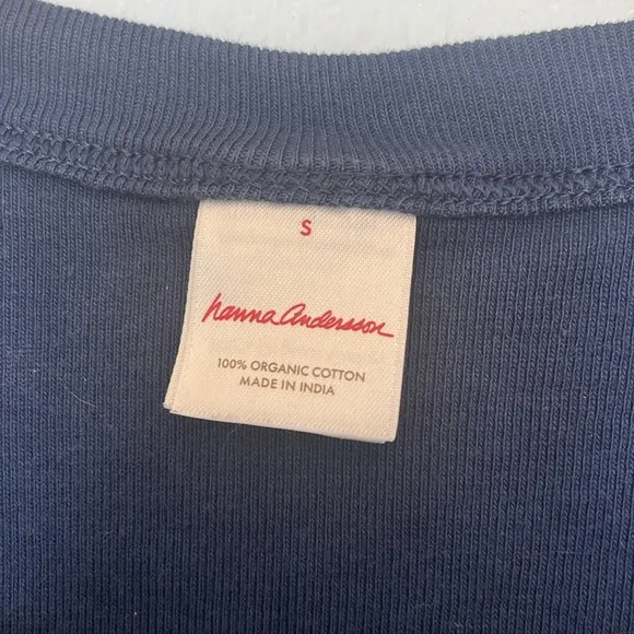 Hanna Andersson Sprinkle Of Stars Blue Night Sky Matching Long John Pajamas