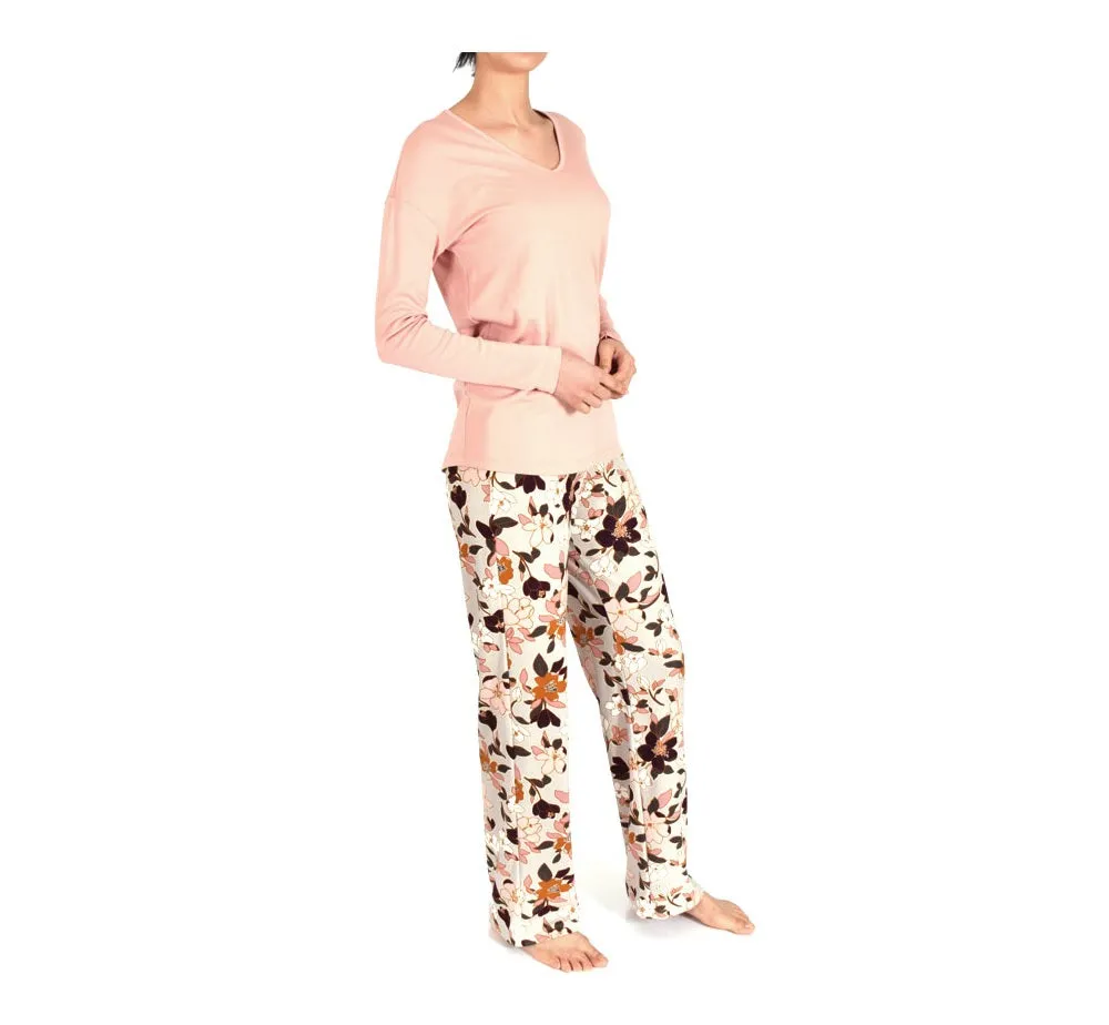 Hanro Long Pants Flower Pastel Size Xs