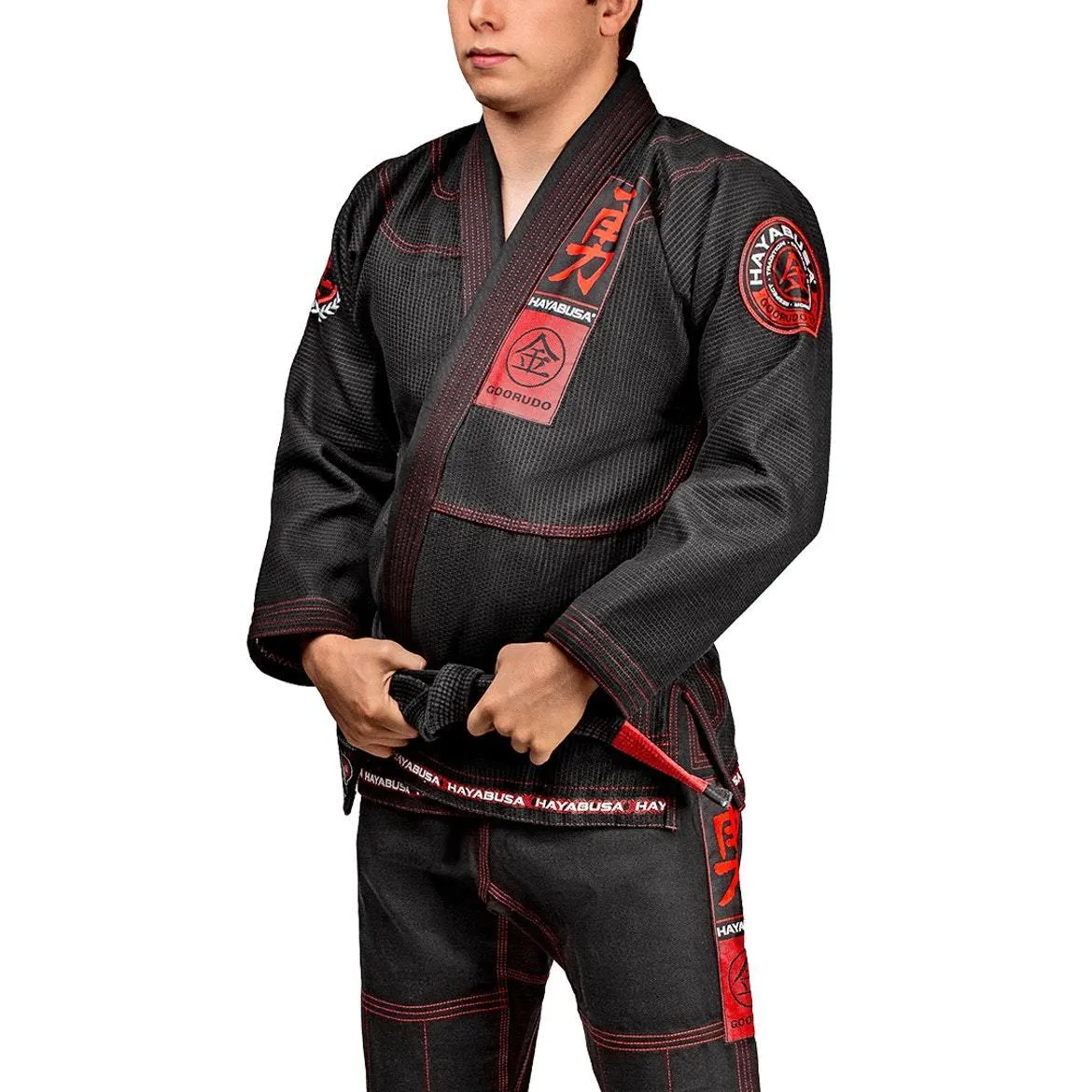 Hayabusa® Goorudo 3 Gold Weave Jiu Jitsu Gi | Premium gi with perfect fit | Sweat reduction | Jui Jitsu Uniform | Extra strong fabric