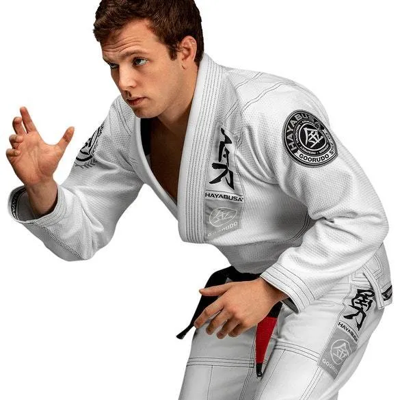 Hayabusa® Goorudo 3 Gold Weave Jiu Jitsu Gi | Premium gi with perfect fit | Sweat reduction | Jui Jitsu Uniform | Extra strong fabric