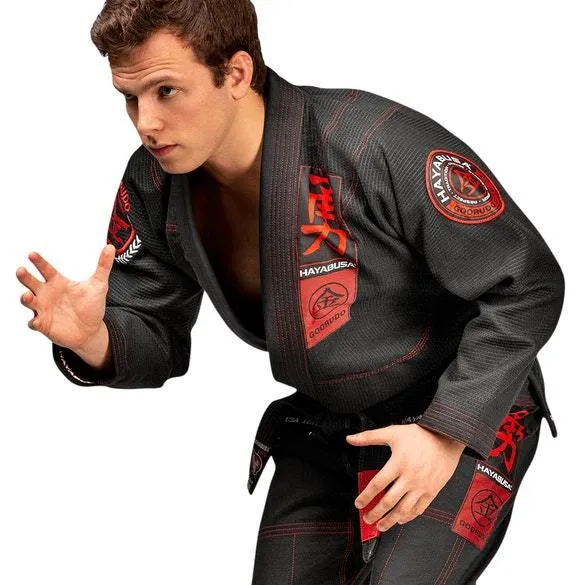 Hayabusa® Goorudo 3 Gold Weave Jiu Jitsu Gi | Premium gi with perfect fit | Sweat reduction | Jui Jitsu Uniform | Extra strong fabric