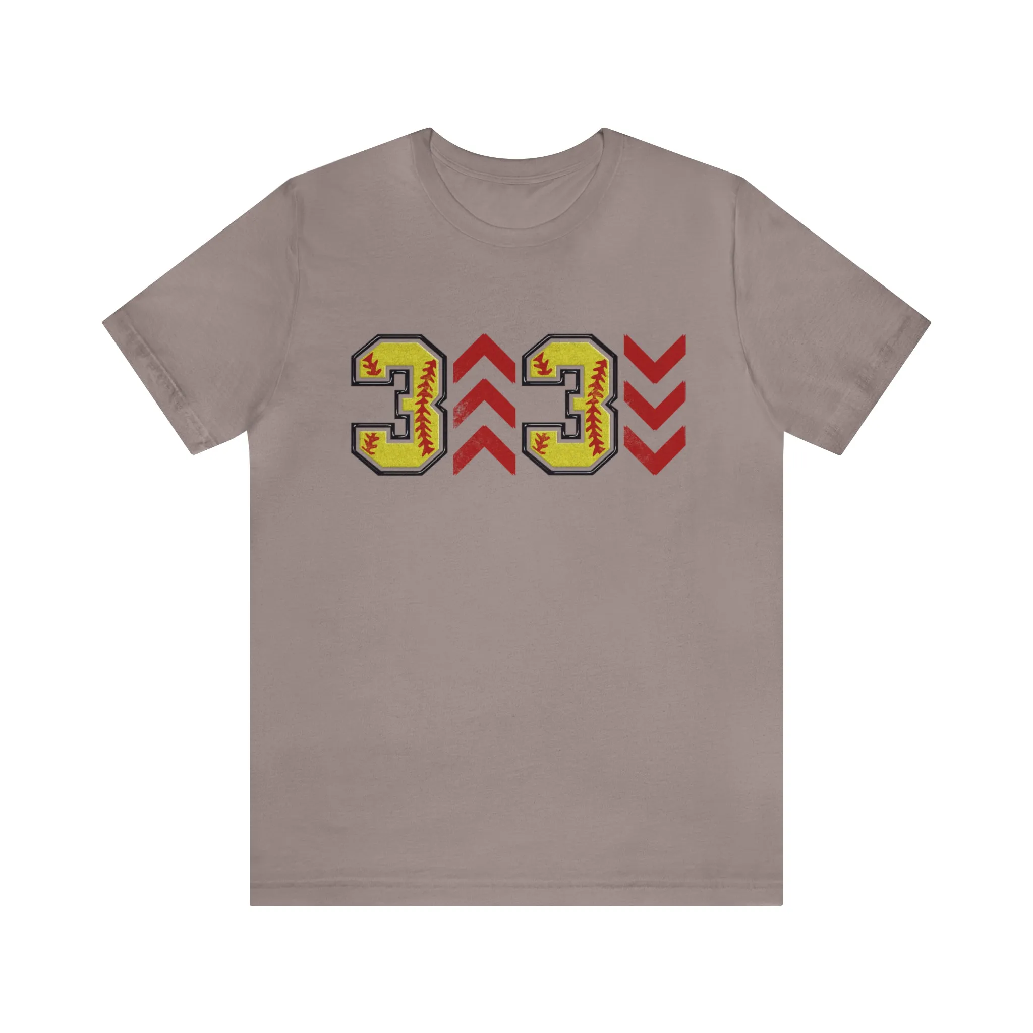 Hazel Blues® |  Adult: 3 Up 3 Down Softball Graphic Tee