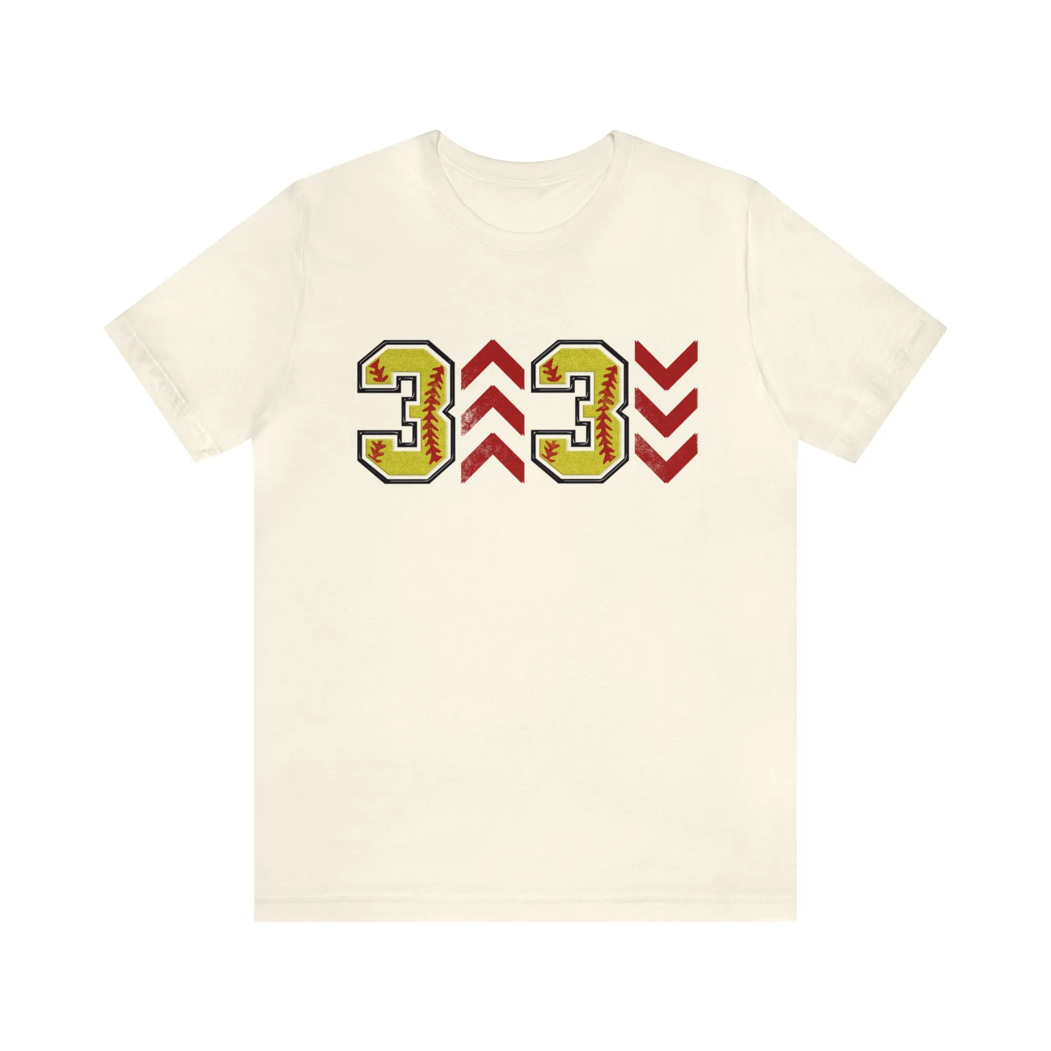 Hazel Blues® |  Adult: 3 Up 3 Down Softball Graphic Tee