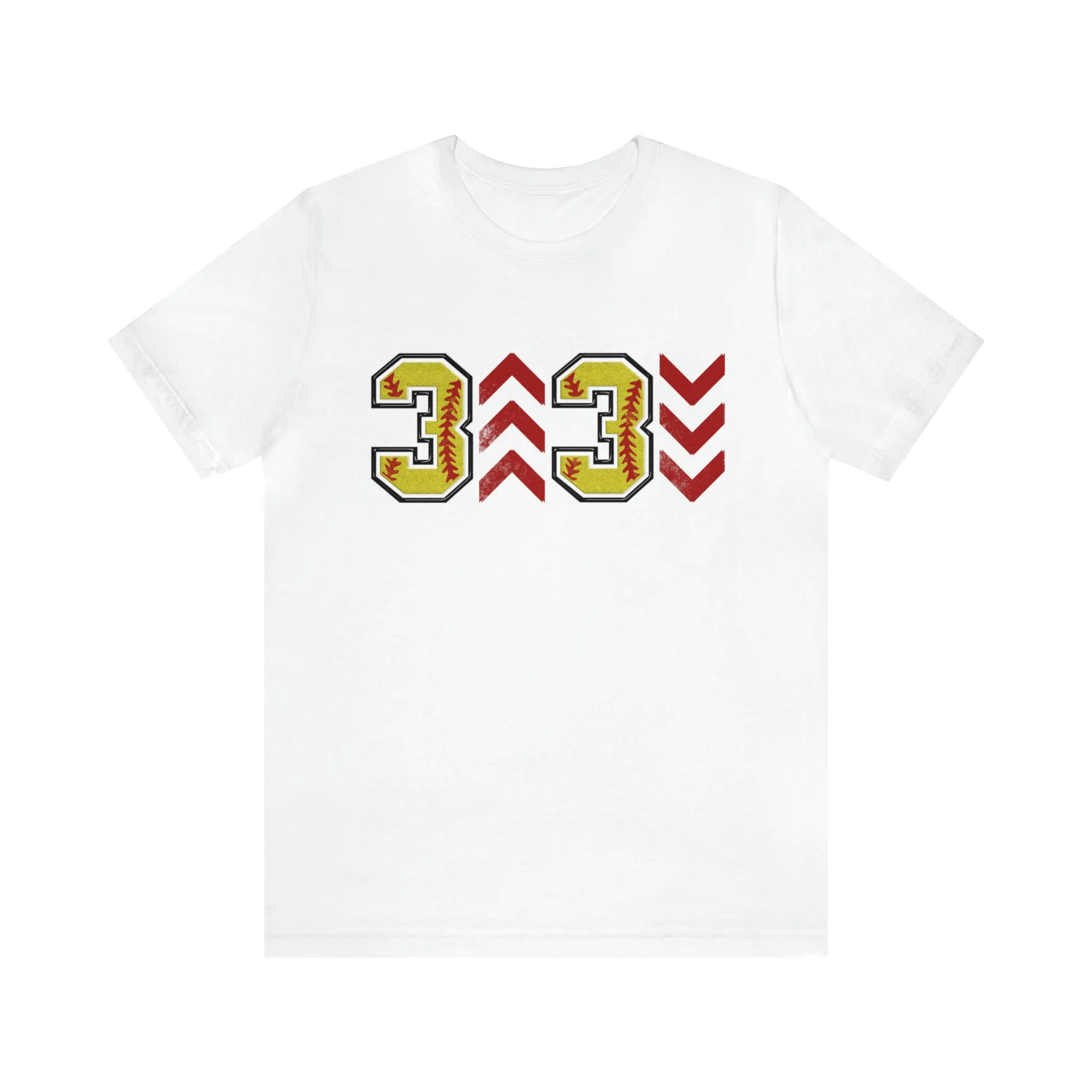 Hazel Blues® |  Adult: 3 Up 3 Down Softball Graphic Tee