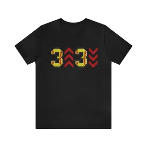 Hazel Blues® |  Adult: 3 Up 3 Down Softball Graphic Tee