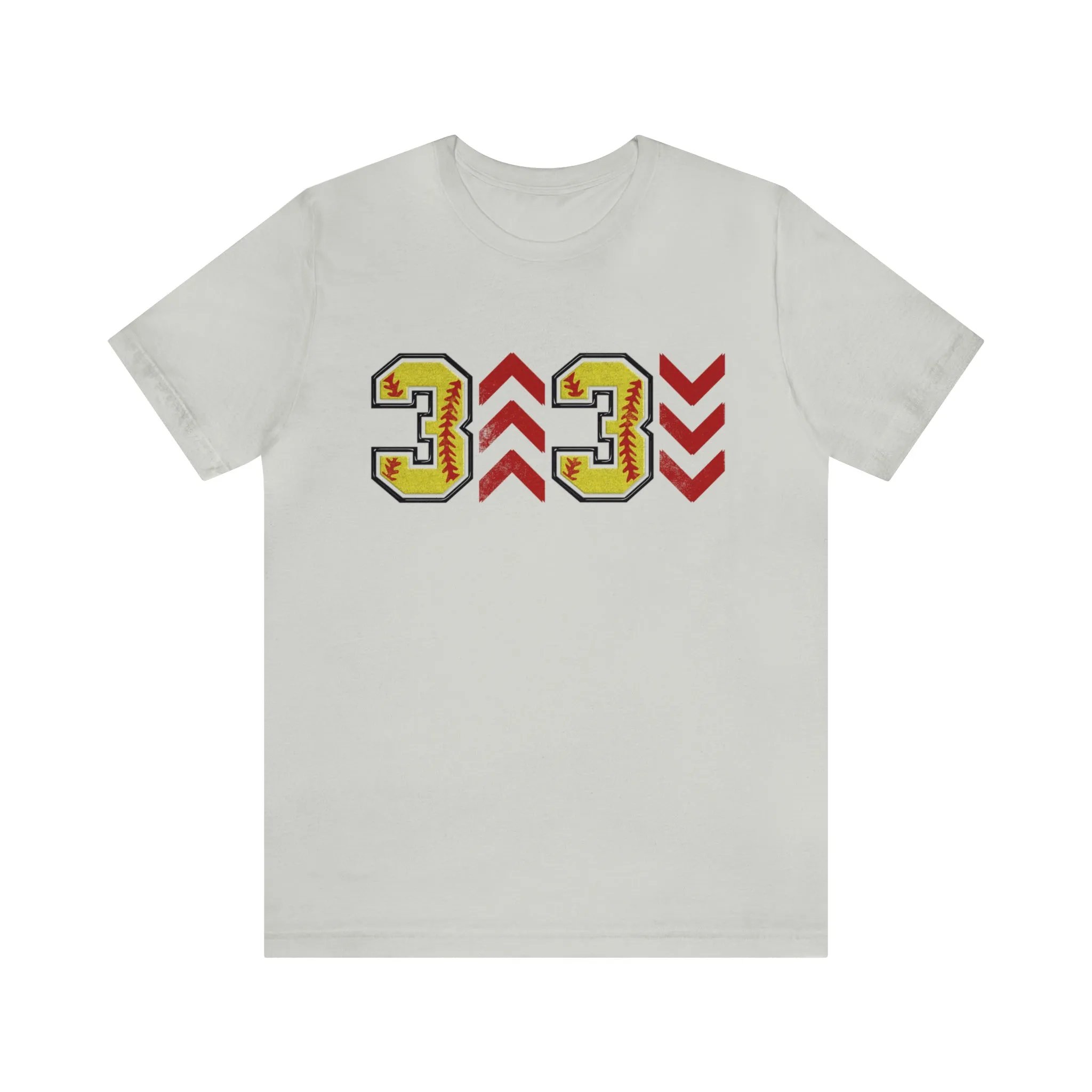 Hazel Blues® |  Adult: 3 Up 3 Down Softball Graphic Tee