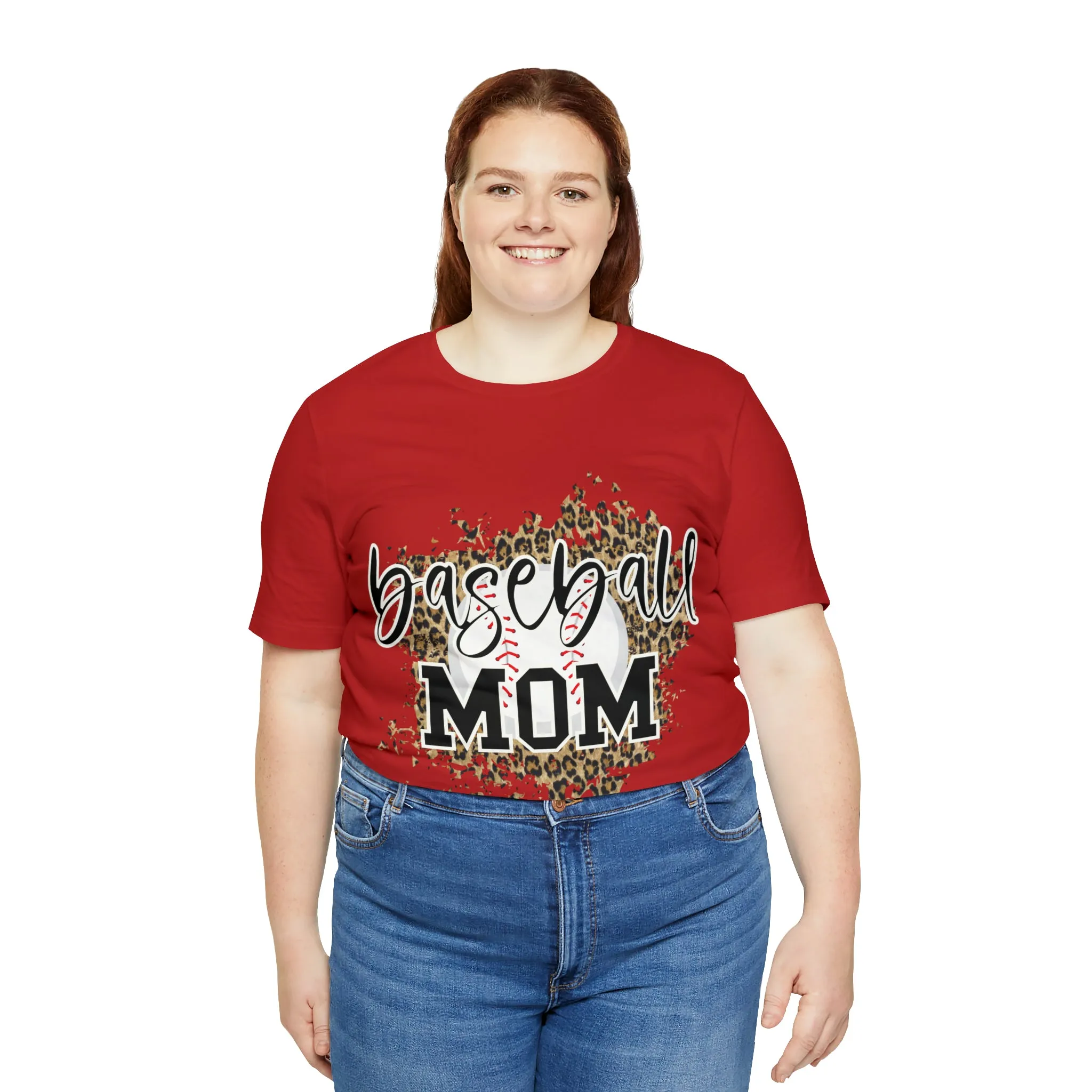 Hazel Blues® |  Baseball Mom Leopard Graphic Tee