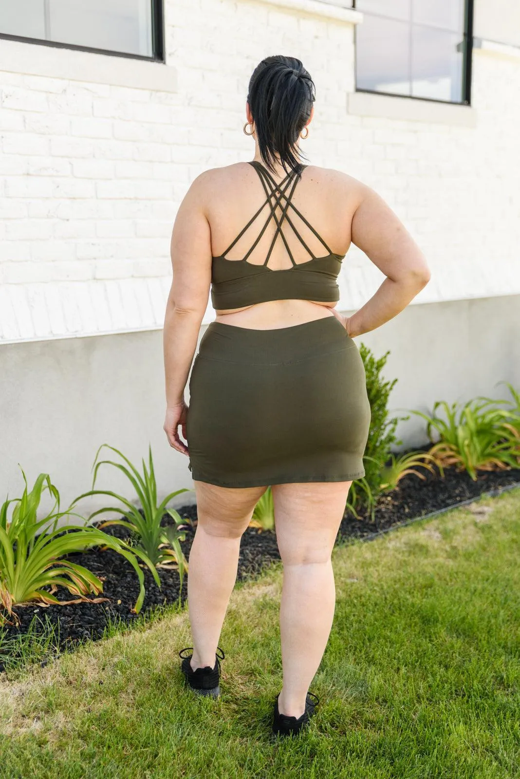 Hazel Blues® | Next Move Sports Bra In Olive