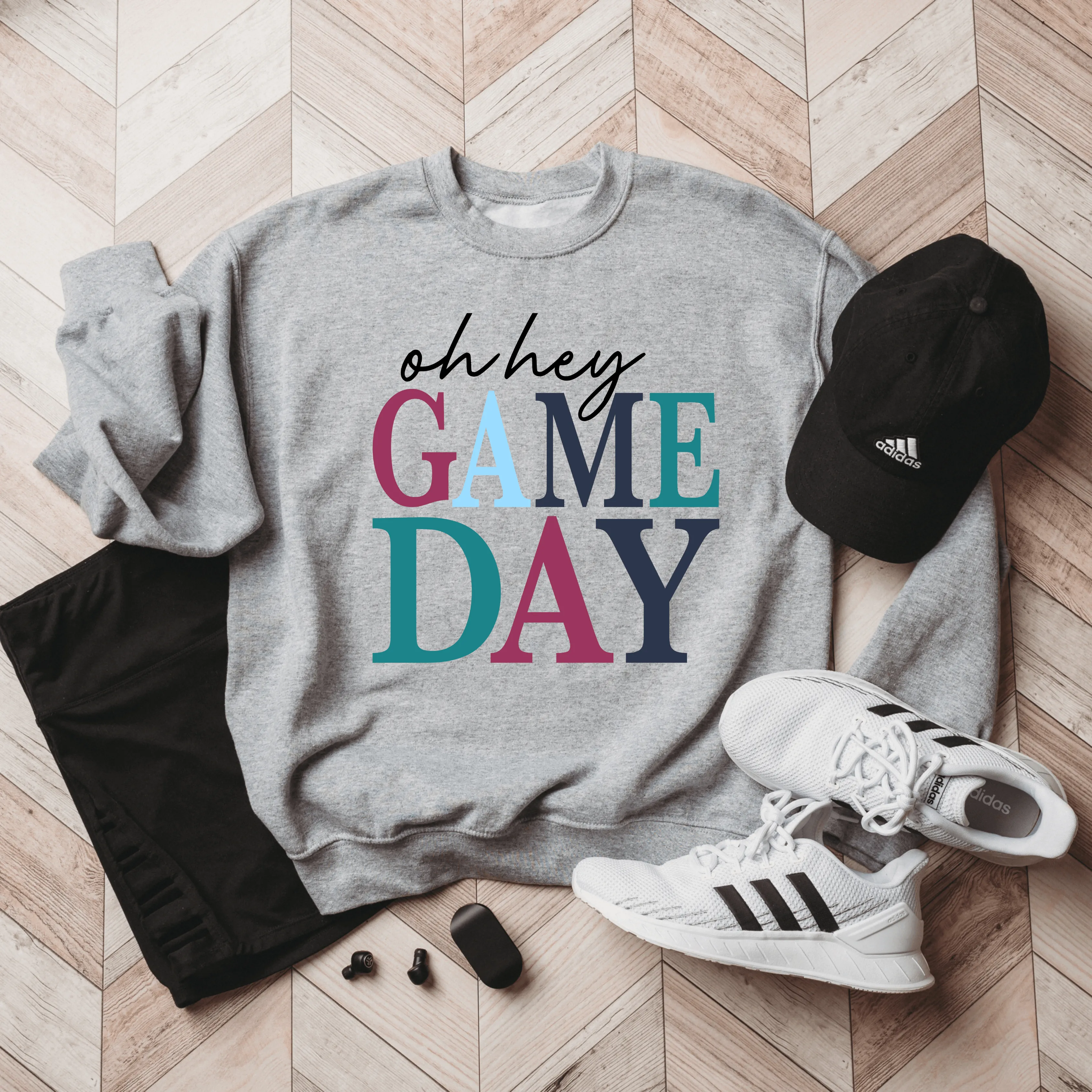 Hazel Blues® | Oh Hey Game Day Graphic Sweatshirt