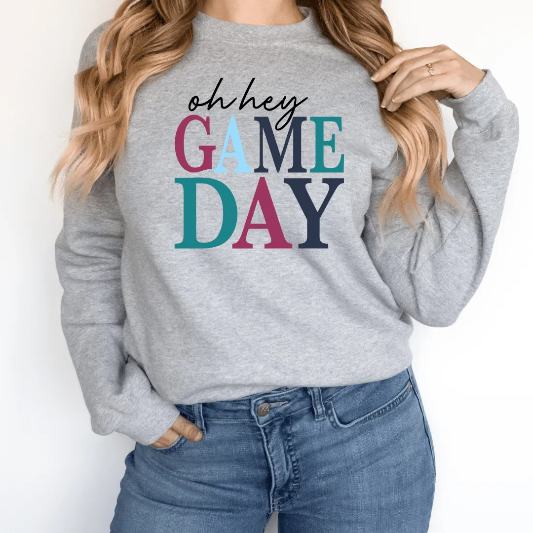 Hazel Blues® | Oh Hey Game Day Graphic Sweatshirt