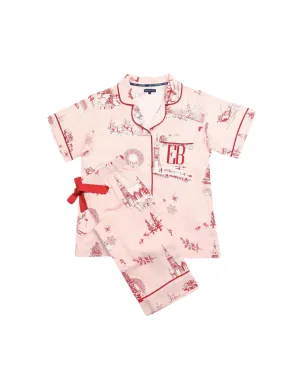 HOLIDAY TOILE PAJAMA PANTS SET