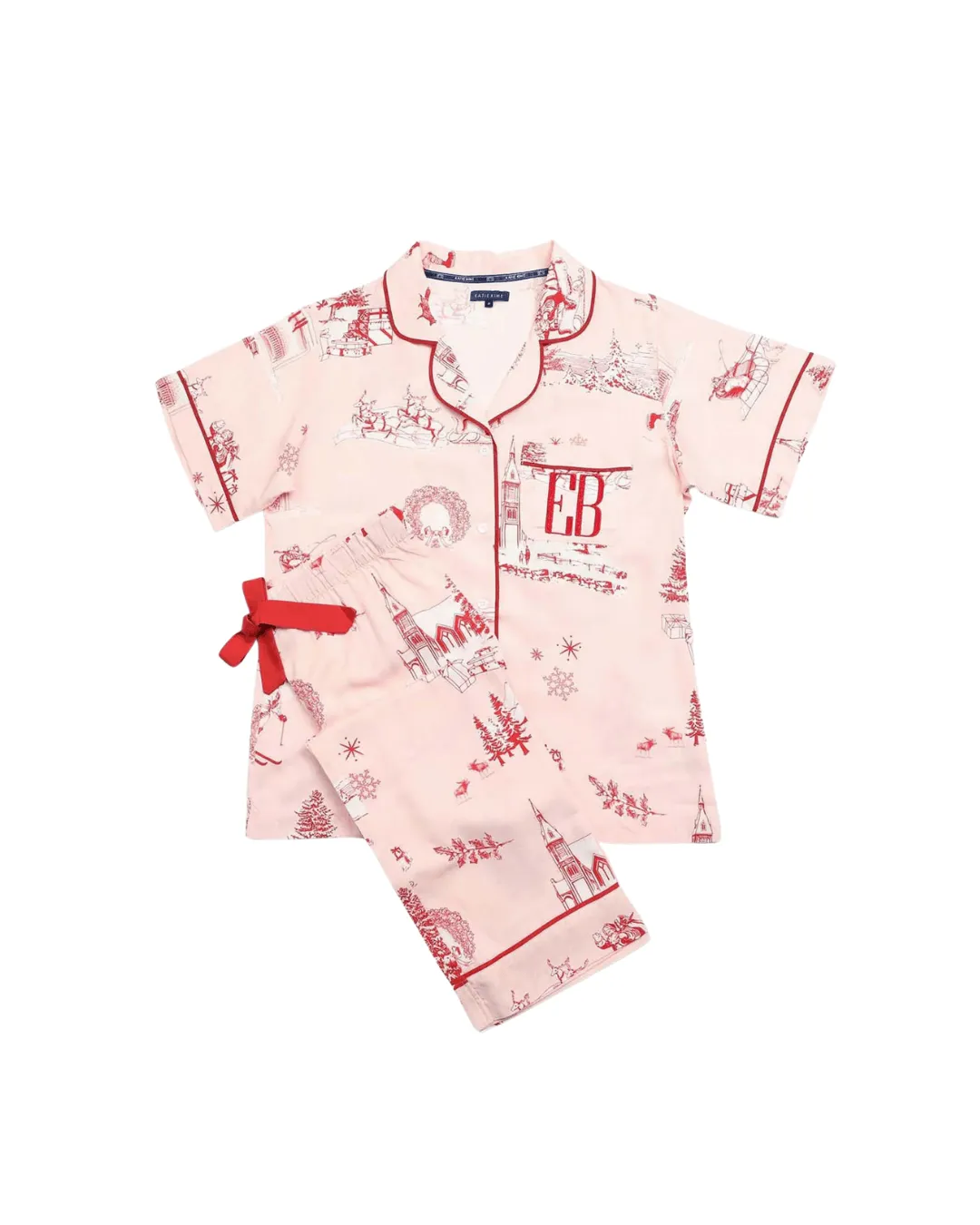 HOLIDAY TOILE PAJAMA PANTS SET