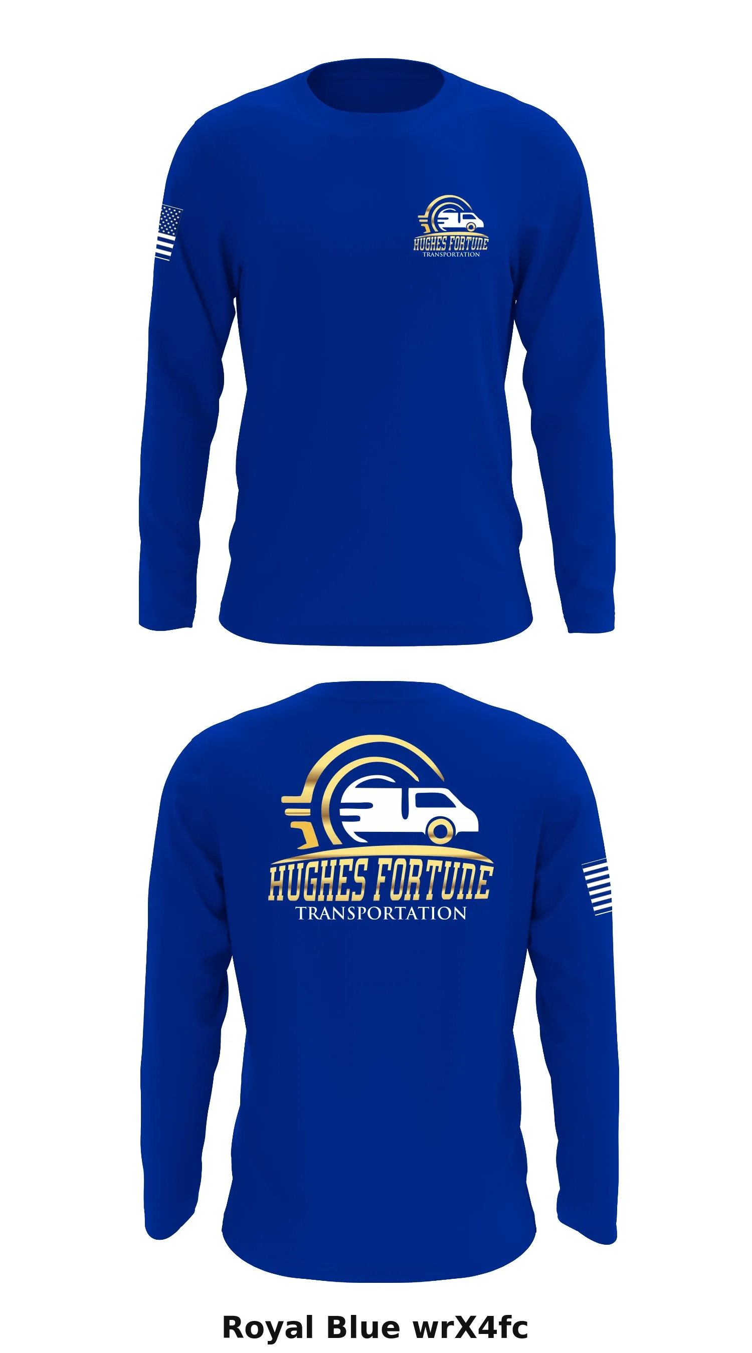 Hughes Fortune Transportation Store 1 Core Men's LS Performance Tee - wrX4fc