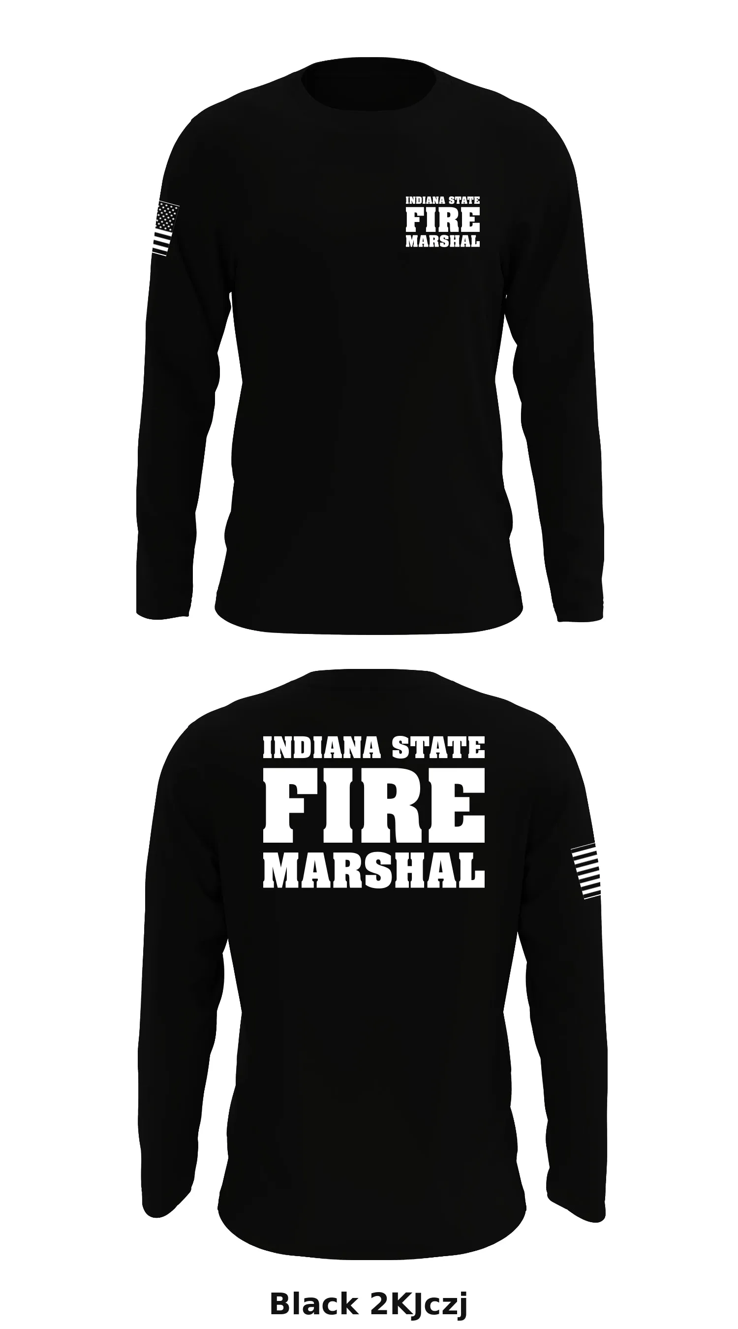 Indiana State Fire Marshal Store 1 Core Men's LS Performance Tee - 2KJczj