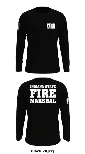 Indiana State Fire Marshal Store 1 Core Men's LS Performance Tee - 2KJczj