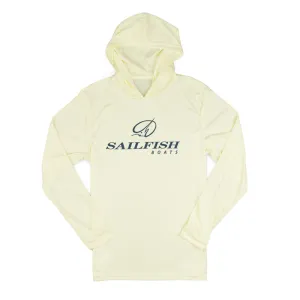 Island LS Performance Hooded Tee - Pale Yellow