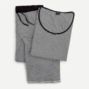 J CREW Ribbed long-sleeved pajama top &amp; pants
