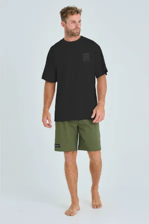 Jetpilot Felix Stacked Tee - Black