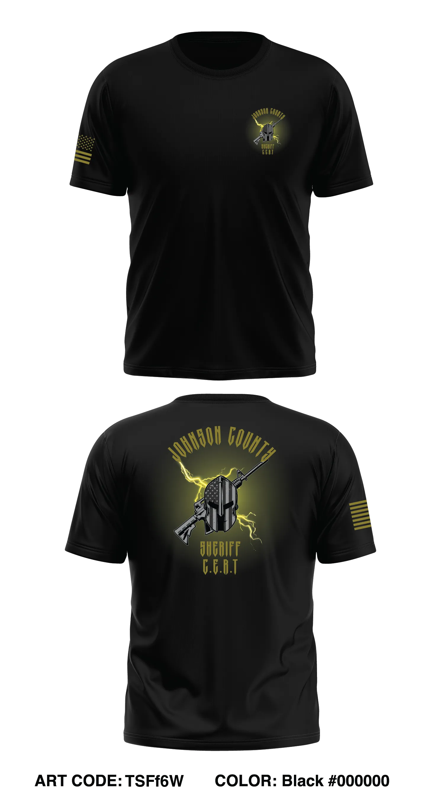 Johnson county cert Store 1 Core Men's SS Performance Tee - TSFf6W