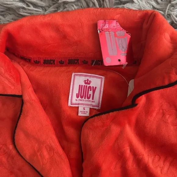 Juicy Couture 3 Piece Long Sleeve, Shorts, and Pants Loungewear Set