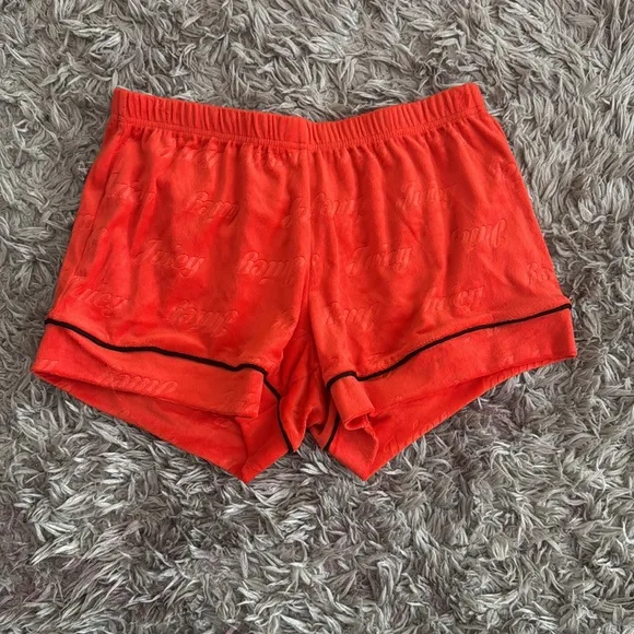 Juicy Couture 3 Piece Long Sleeve, Shorts, and Pants Loungewear Set