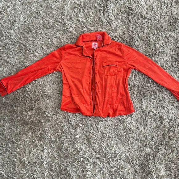 Juicy Couture 3 Piece Long Sleeve, Shorts, and Pants Loungewear Set