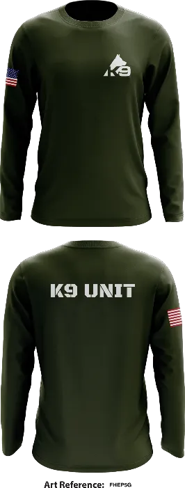 K9 Unit Store 1  Core Men's LS Performance Tee - FHEp5g