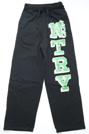 Kapital | 30/-SWT Knit Sweat Pants (N.TRY) | Black