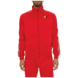 Kappa Men 222 banda carambie Track Jacket (Red,Yellow,Dark Blue)