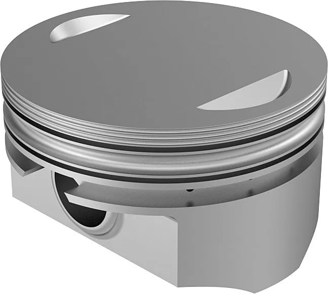 KB Performance KB348.010 Cast Piston Kit (95ci., Flat Top) - .010in. Oversize to 3.885in., 9.3:1 Compression