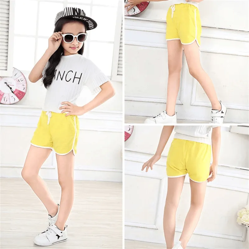 Kids 3-13Yrs Unisex Sweat Shorts - 8659#
