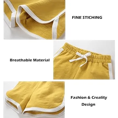 Kids 3-13Yrs Unisex Sweat Shorts - 8659#