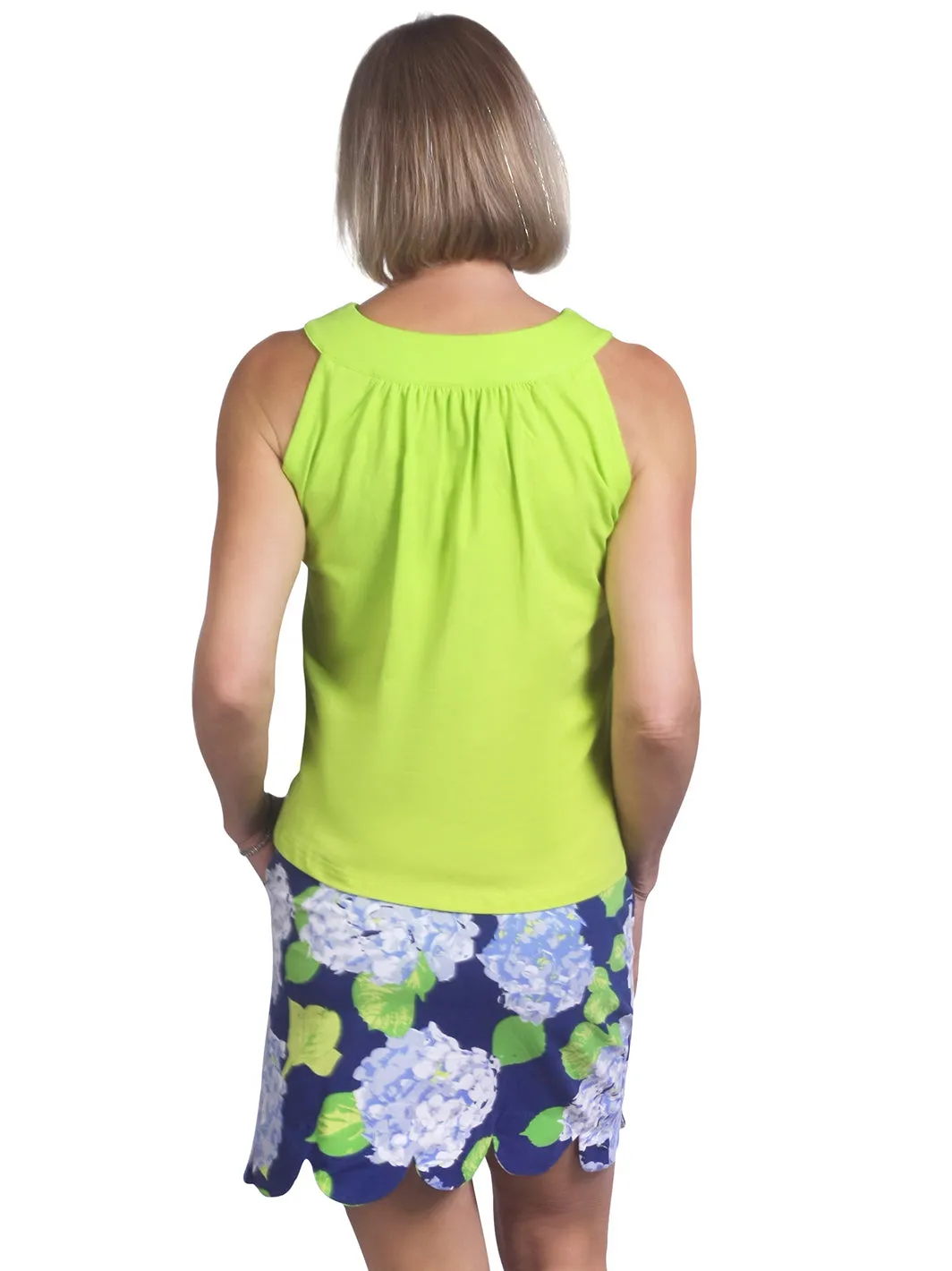 Kitty Tank Top Lime