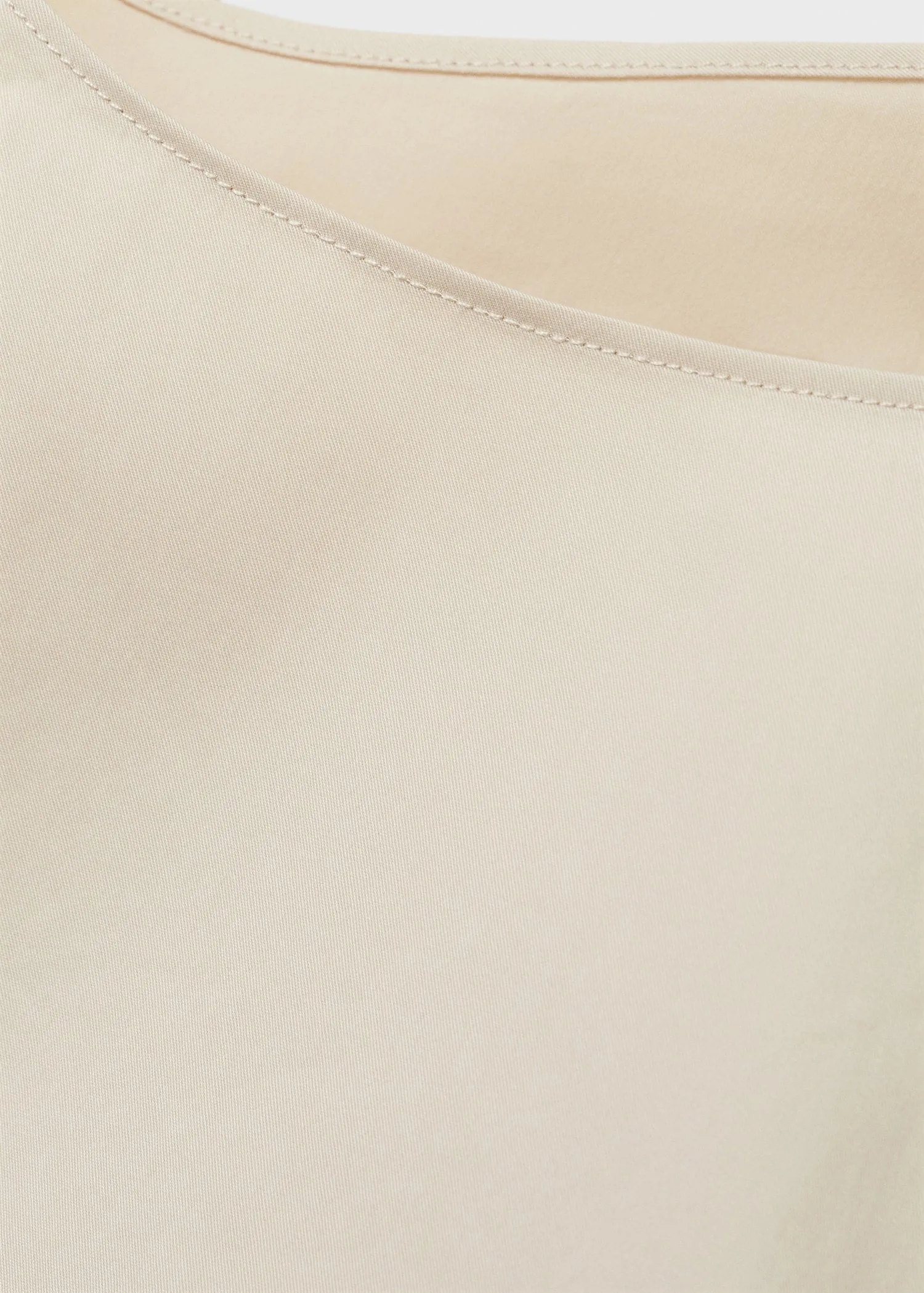 Knotted-hem cotton top