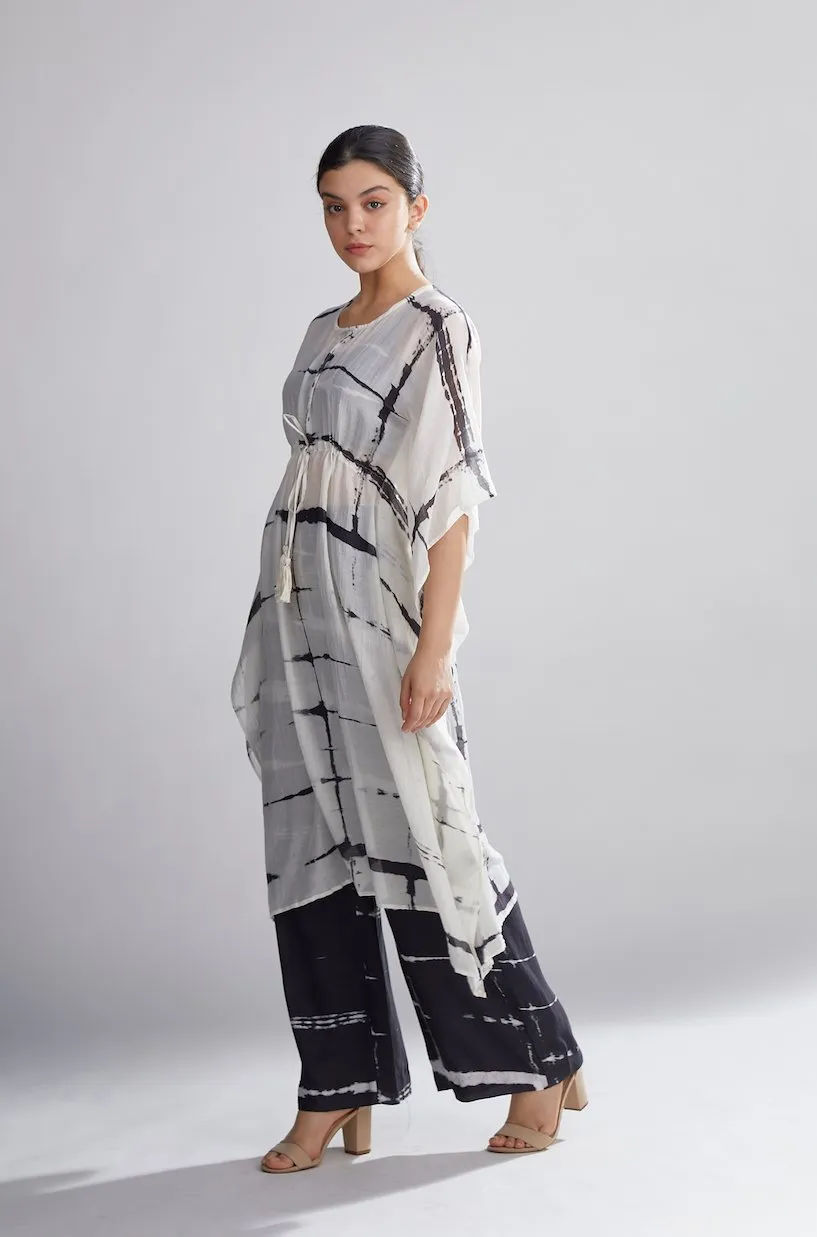Koai   I   Black And White Shibori Pants