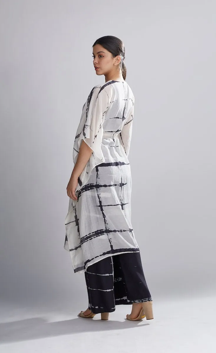 Koai   I   Black And White Shibori Pants